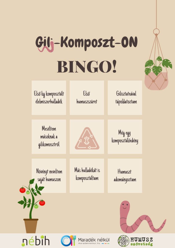 Gilikomposzt bingo