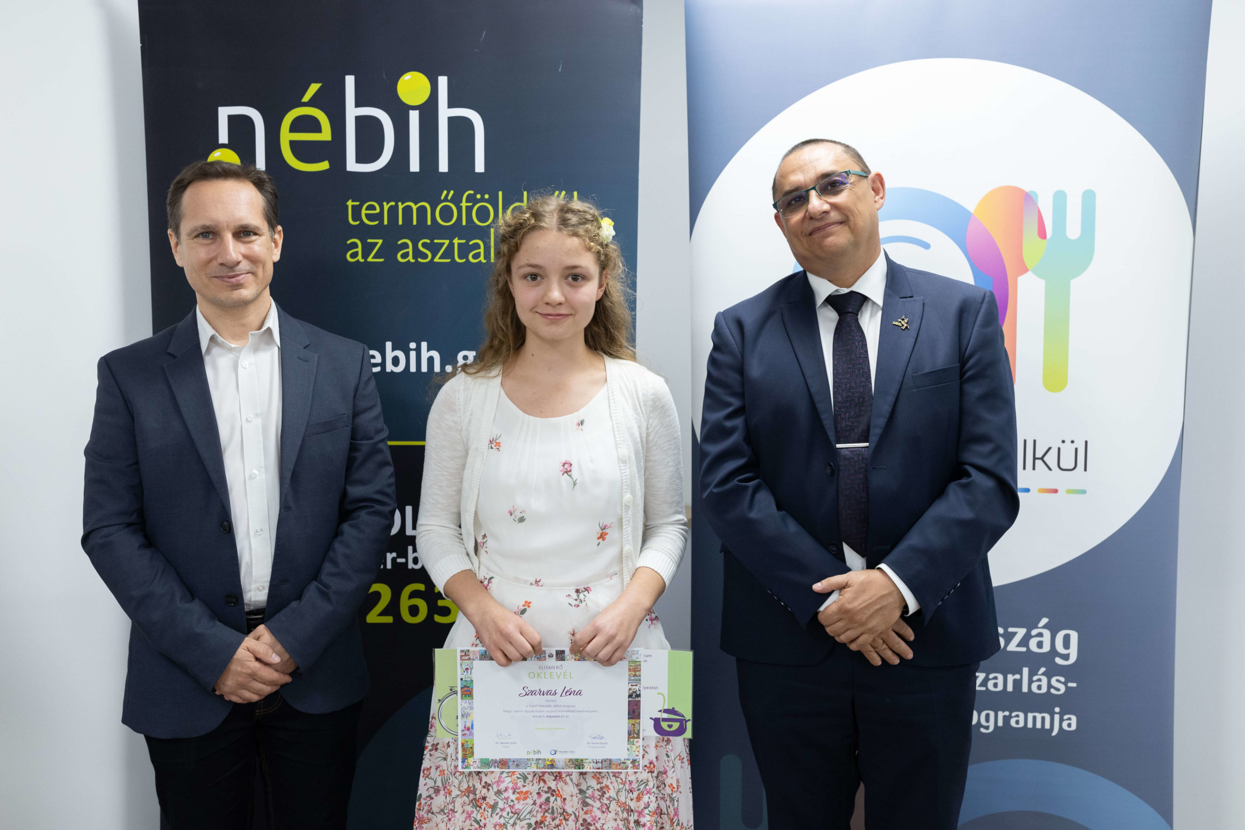 fénykép az egyik nyertessel