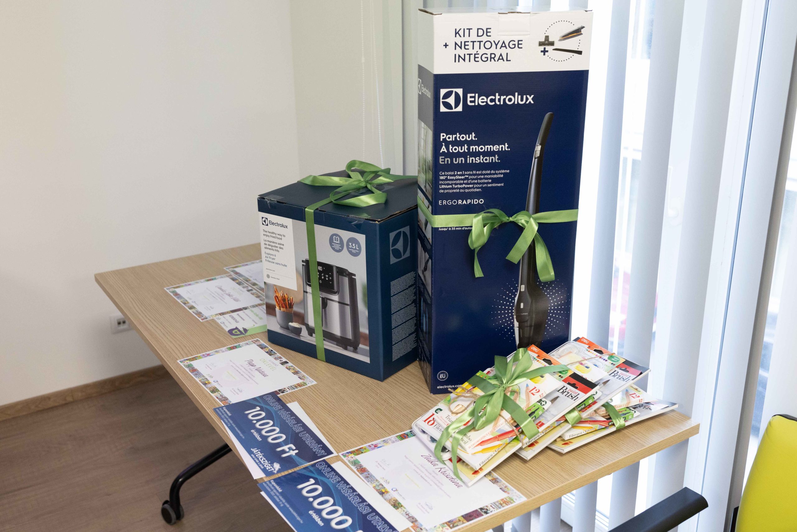 rajzpályázat nyereményei